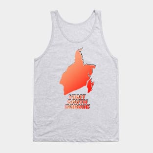 Borneo Map Tank Top